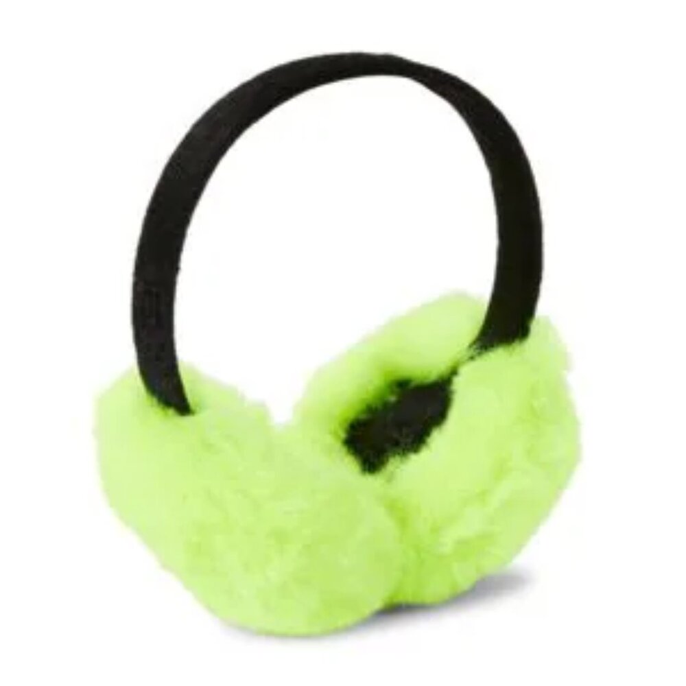 Jocelyn Neon Fun Faux Fur Earmuffs New with Tags